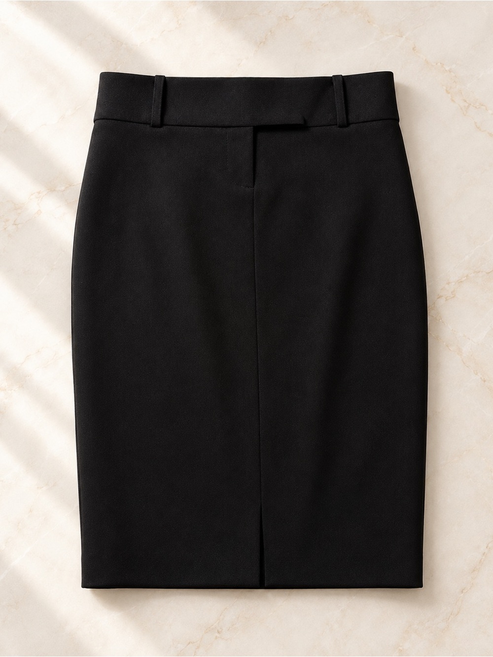 Gavin Black Pencil Skirt Size 12 Career Office Workwear Knee Length
